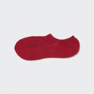 Akcesoria Męskie Uniqlo Pile Low-Cut Socks Czerwone,Uniqlo Polska | T101513