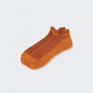 Akcesoria Męskie Uniqlo Sports Pile Short Socks Pomarańczowe,Uniqlo Polska | D773109