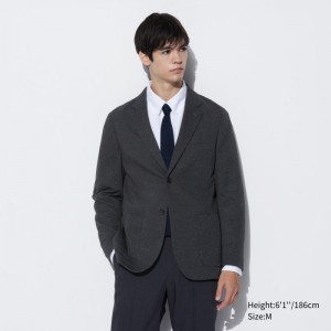 Blezery Męskie Uniqlo Comfort Jacket Ciemny Szare,Uniqlo Polska | V970712