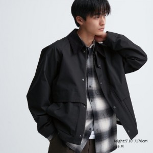 Blouson Męskie Uniqlo Utility Short Czarne,Uniqlo Polska | K491811
