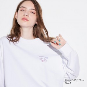 Bluza Damskie Uniqlo Sanrio characters Long-Sleeve Białe,Uniqlo Polska | R282688