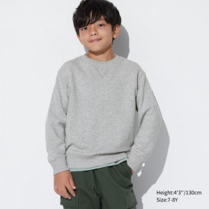 Bluzy Dziecięce Uniqlo Ultra Stretch Long-Sleeve Szare,Uniqlo Polska | Y992508