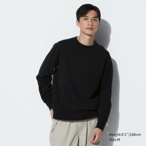 Bluzy Męskie Uniqlo Czarne,Uniqlo Polska | K757976