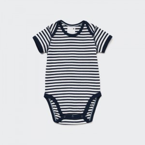 Body Niemowlęce Uniqlo Short-Sleeve Granatowe,Uniqlo Polska | S142285