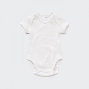 Body Niemowlęce Uniqlo Short Sleeve Białe,Uniqlo Polska | O436279