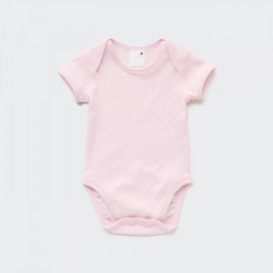 Body Niemowlęce Uniqlo Short Sleeve Różowe,Uniqlo Polska | Q509662