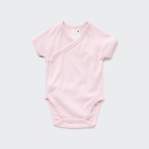 Body Niemowlęce Uniqlo Short Sleeve Różowe,Uniqlo Polska | F967510
