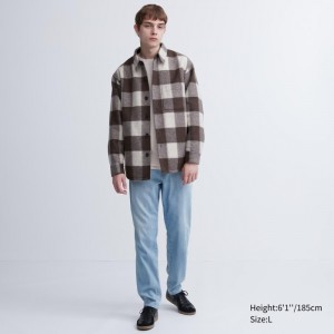 Jeansy Damskie Uniqlo EZY Ultra Stretch Niebieskie,Uniqlo Polska | U695372