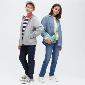 Jeansy Dziecięce Uniqlo Ultra Stretch Soft Niebieskie,Uniqlo Polska | N348902