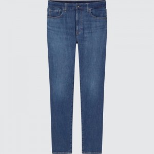 Jeansy Męskie Uniqlo EZY Ultra Stretch (Tall) Niebieskie,Uniqlo Polska | Z937710