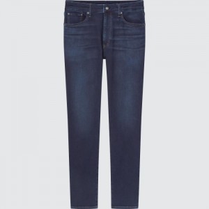 Jeansy Męskie Uniqlo EZY Ultra Stretch (Tall) Niebieskie,Uniqlo Polska | D657935