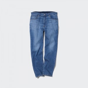 Jeansy Męskie Uniqlo EZY Ultra Stretch (Tall) Niebieskie,Uniqlo Polska | O849411