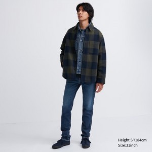 Jeansy Męskie Uniqlo Slim-Fit Niebieskie,Uniqlo Polska | H813582