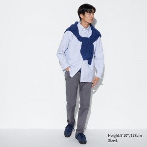 Jeansy Męskie Uniqlo Ultra Stretch Color Szare,Uniqlo Polska | S008278