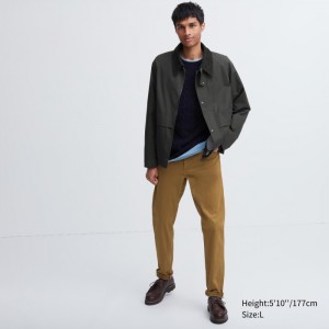 Jeansy Męskie Uniqlo Ultra Stretch Color Brązowe,Uniqlo Polska | T740175