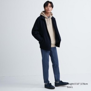 Jeansy Męskie Uniqlo Ultra Stretch Color Niebieskie,Uniqlo Polska | E880970