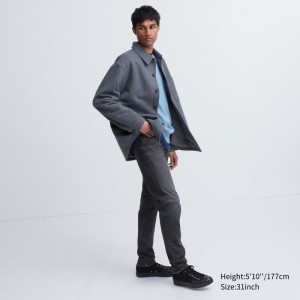 Jeansy Męskie Uniqlo Ultra Stretch Skinny-Fit Szare,Uniqlo Polska | N269681