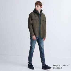 Jeansy Męskie Uniqlo Ultra Stretch Skinny-Fit Niebieskie,Uniqlo Polska | S027934