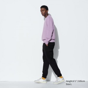 Joggery Męskie Uniqlo Cargo Jogger Czarne,Uniqlo Polska | O789360