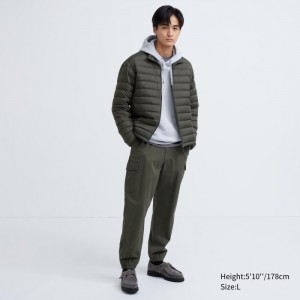 Joggery Męskie Uniqlo Cargo Jogger Oliwkowe,Uniqlo Polska | Z469258