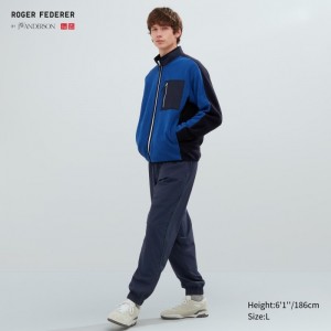 Joggery Męskie Uniqlo Nylon Jogger Granatowe,Uniqlo Polska | U697396