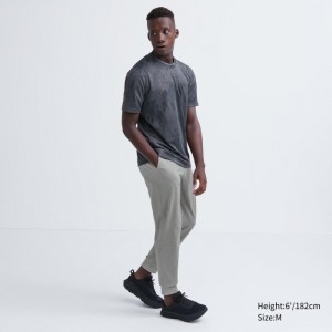 Joggery Męskie Uniqlo Ultra Stretch DRY-EX Jogger Szare,Uniqlo Polska | B400752