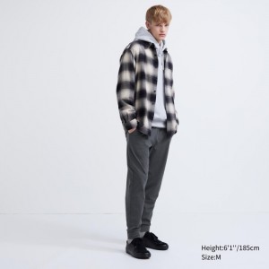 Joggery Męskie Uniqlo Ultra Stretch DRY-EX Jogger Ciemny Szare,Uniqlo Polska | G318546
