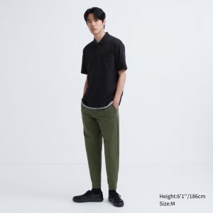 Joggery Męskie Uniqlo Ultra Stretch DRY-EX Jogger Oliwkowe,Uniqlo Polska | C020988