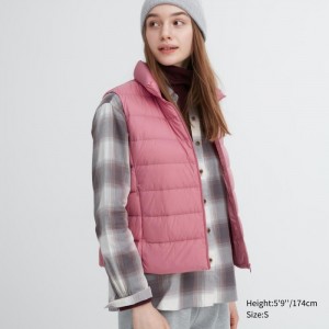 Kamizelka Puchowa Damskie Uniqlo Ultra Light Różowe,Uniqlo Polska | Y486082