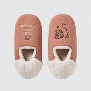 Kapcie Damskie Uniqlo Winnie the Pooh Collection Pomarańczowe,Uniqlo Polska | G186482