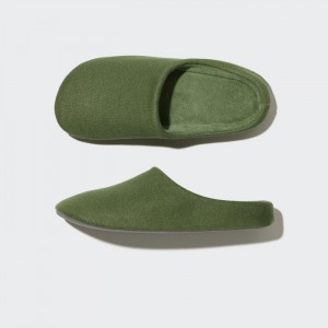 Kapcie Męskie Uniqlo Sweat Jersey (Rubber Sole) Zielone,Uniqlo Polska | G888067