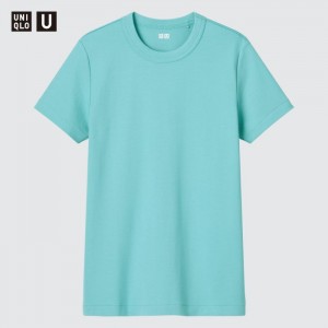Koszulka Damskie Uniqlo U Crew Neck Short-Sleeve Niebieskie,Uniqlo Polska | V913388