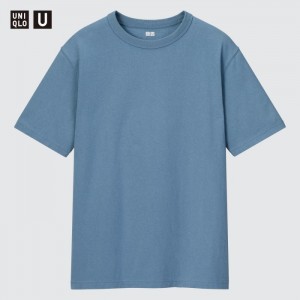 Koszulka Męskie Uniqlo U Crew Neck Short-Sleeve Niebieskie,Uniqlo Polska | A871412