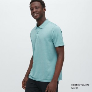Koszulka Polo Męskie Uniqlo DRY-EX Zielone,Uniqlo Polska | U787845