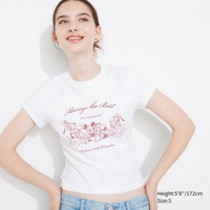 Koszulki Z Grafiką Damskie Uniqlo Collection UT (Short-Sleeve) Białe,Uniqlo Polska | Z808090