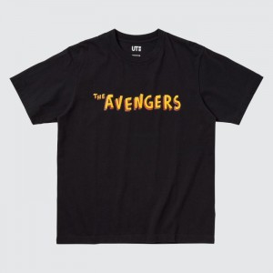 Koszulki Z Grafiką Damskie Uniqlo Magic For All Favorites UT (Short-Sleeve) Czarne,Uniqlo Polska | F032694