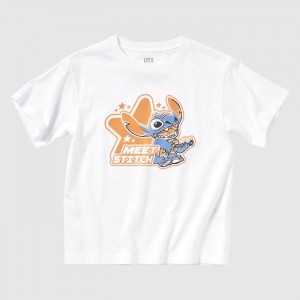 Koszulki Z Grafiką Dziecięce Uniqlo Collection UT (Short-Sleeve) Białe,Uniqlo Polska | L800198