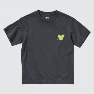 Koszulki Z Grafiką Dziecięce Uniqlo Collection UT (Short-Sleeve) Ciemny Szare,Uniqlo Polska | K265789