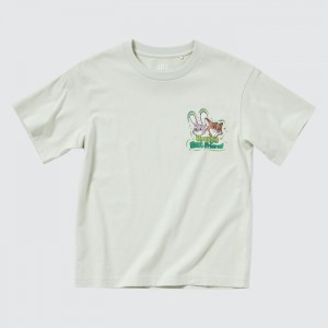 Koszulki Z Grafiką Dziecięce Uniqlo Collection UT (Short-Sleeve) Głęboka Zielone,Uniqlo Polska | N622790