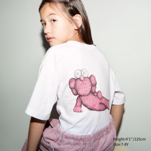 Koszulki Z Grafiką Dziecięce Uniqlo KAWS UT (Short-Sleeve) Białe,Uniqlo Polska | R839438