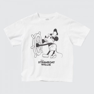 Koszulki Z Grafiką Dziecięce Uniqlo Magic For All Favorites UT (Short-Sleeve) Białe,Uniqlo Polska | Y654062