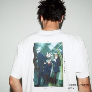Koszulki Z Grafiką Męskie Uniqlo Anime JUJUTSU KAISEN Season 2 UT (Short-Sleeve) Białe,Uniqlo Polska | M732624