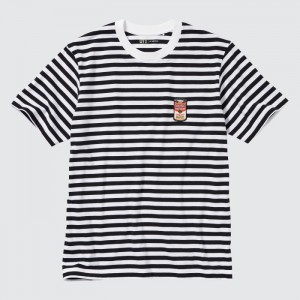 Koszulki Z Grafiką Męskie Uniqlo UT Archive UT (Short-Sleeve) (Keith Haring) Czarne,Uniqlo Polska | U388345