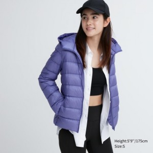 Kurtka Puchowa Damskie Uniqlo Ultra Light Fioletowe,Uniqlo Polska | X494046