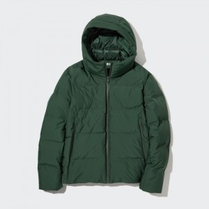 Kurtka Puchowa Męskie Uniqlo Seamless (3D Cut) Ciemny Zielone,Uniqlo Polska | L868859