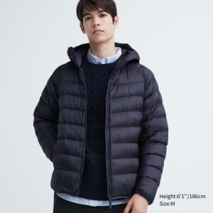 Kurtka Puchowa Męskie Uniqlo Ultra Light (3D Cut) Granatowe,Uniqlo Polska | N770051