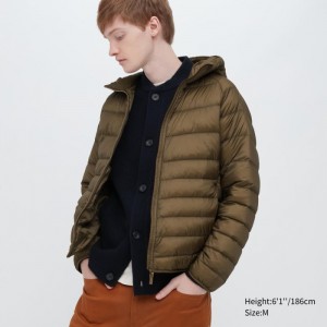 Kurtka Puchowa Męskie Uniqlo Ultra Light (3D Cut) (2022 Edition) Brązowe,Uniqlo Polska | Q512404