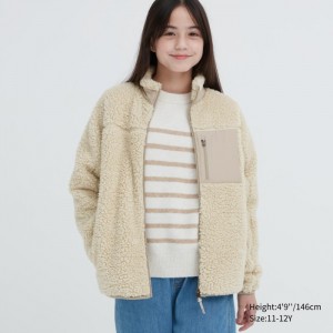 Kurtki Dziecięce Uniqlo Windproof Fleece Natural,Uniqlo Polska | G152954