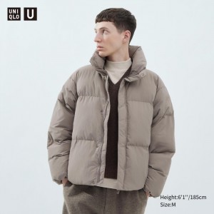 Kurtki Męskie Uniqlo Padded Volume Natural,Uniqlo Polska | G199924