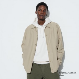 Kurtki Męskie Uniqlo Work Beżowe,Uniqlo Polska | Y445545